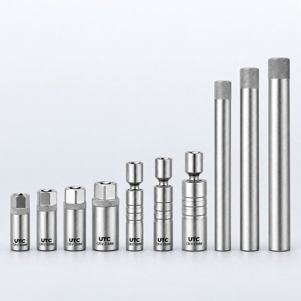 10-Piece Magnetic Swivel Spark Plug Socket Set (3/8" Drive)