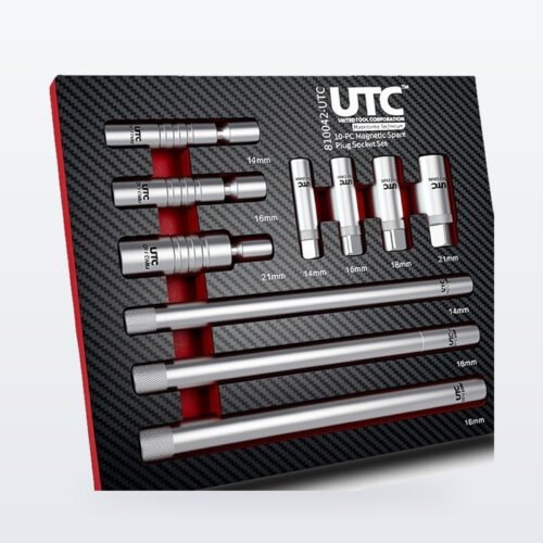 10-Piece Magnetic Swivel Spark Plug Socket Set (3/8" Drive)