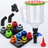 18-Piece Oil Funnel Kit with 12 Adapters