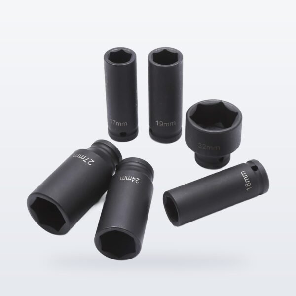 35-Piece 1/2" Drive Deep Impact Socket Set (8-32 mm)