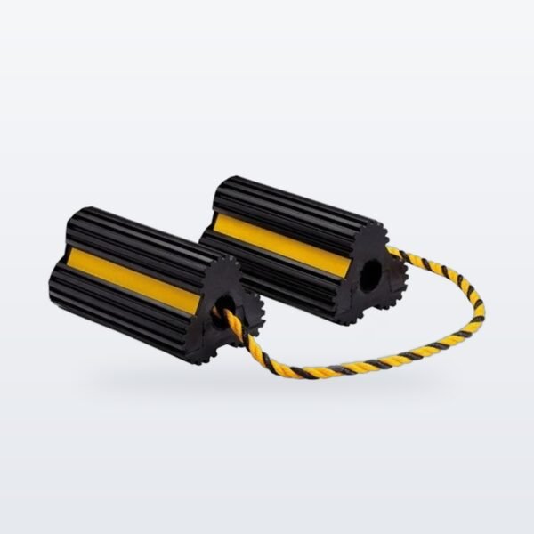 Draper 21135 Rubber Wheel Chocks (Pair, 3 Tonne)