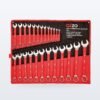 OZZO 25-Piece Metric Combination Spanner Set (6-32 mm) with Tool Roll