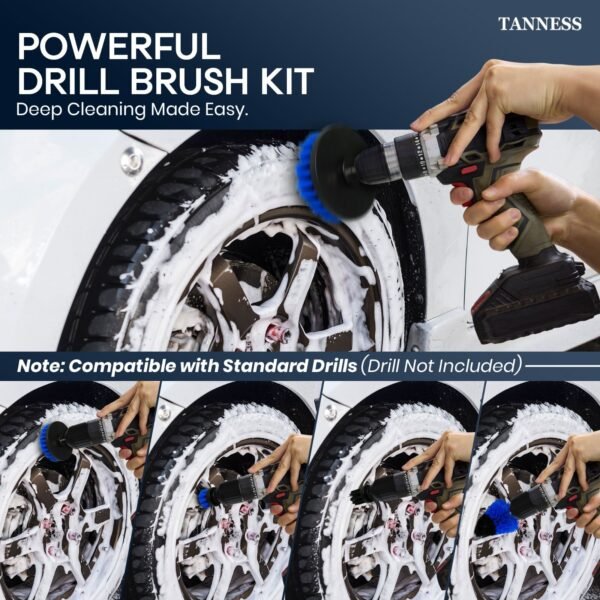 30-Piece Car Detailing Brush Kit