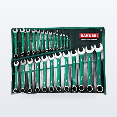 Sakusei 25-Piece Metric Combination Spanner Set (6-32 mm)